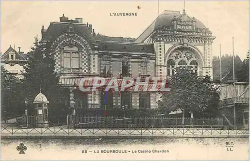 Cartes postales La Bourboule le Casino Chardon l'Auvergne