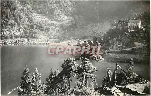 Moderne Karte Vallee d'Aure le Lac d'Oredon et le Chalet Refuge Toute la France