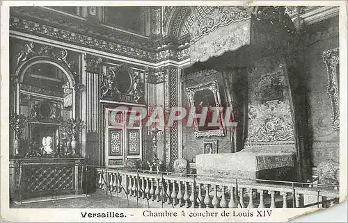 Ansichtskarte AK Versailles Chambre a Coucher de Louis XIV