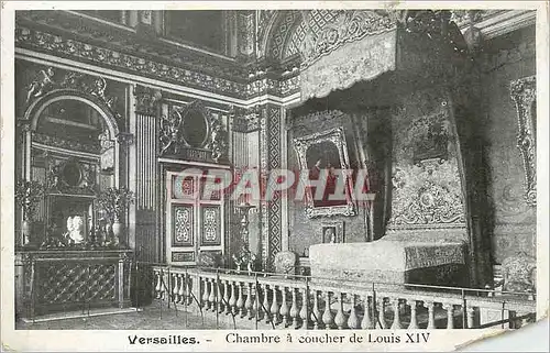 Cartes postales Versailles Chambre a Coucher de Louis XIV