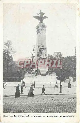 Cartes postales Paris Monument de Gambetta