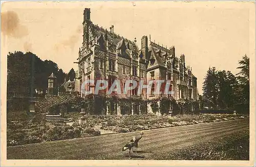 Cartes postales Parc Zoologique de Cleres (Seine Inf) Facade Sud et Jardin