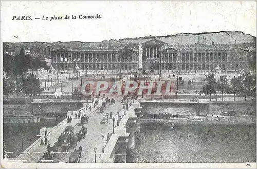 Cartes postales Paris le Place de la Concorde