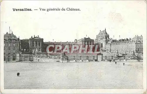 Cartes postales Versailles vue Generale du Chateau