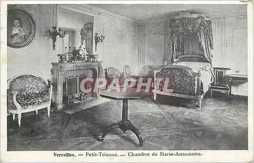 Ansichtskarte AK Versailles Petit Trianon Chambre de Marie Antoinette
