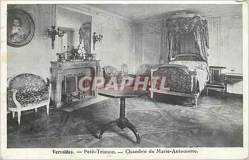 Cartes postales Versailles Petit Trianon Chambre de Marie Antoinette