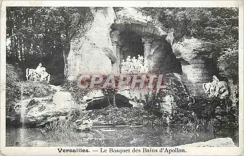 Cartes postales Versailles le Bosquet des Bains d'Apollon