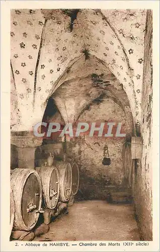 Ansichtskarte AK Abbaye de Hambye Chambre des Morts (XIIe siecle)