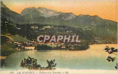 Ansichtskarte AK Lac d'Annecy Talloires et la Tournette