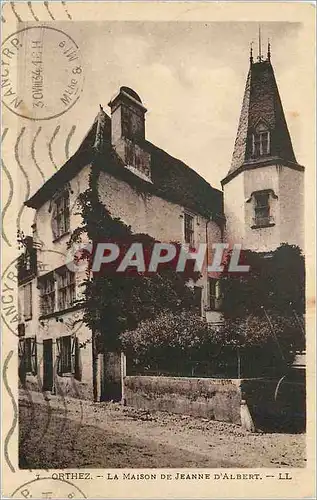 Ansichtskarte AK Orthez La Maison de Jeanne d'Albert