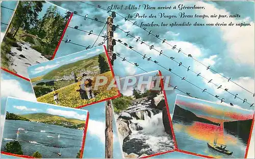 Cartes postales moderne Gerardmer Station climatique Bateau