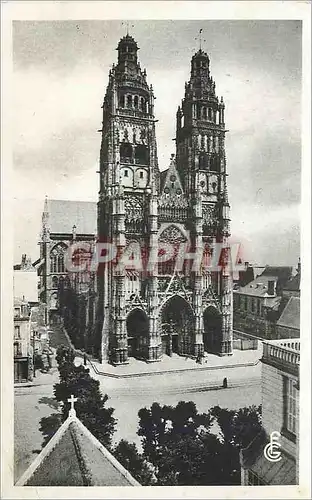 Cartes postales moderne Tours (I et L) La Cathedrale Saint Gatien (XIIe et XVIe siecles)