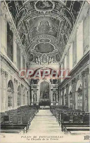 Ansichtskarte AK Palais de Fontainebleau La Chapelle de la Trinite