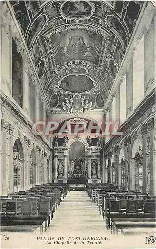 Cartes postales Palais de Fontainebleau La Chapelle de la Trinite