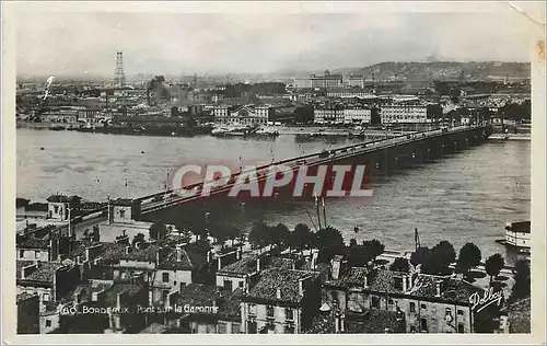 Cartes postales Bordeaux Pont sur la Garonne