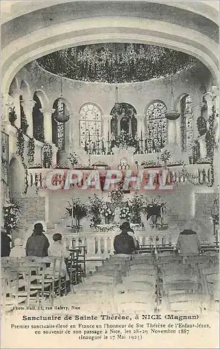 Cartes postales Sanctuaire de Saint Therese a Nice (Magnan) Premier sanctuaire eleve en France en l'honneur de S