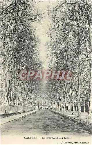 Cartes postales Castres Le boulevard des Lices