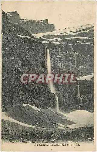 Cartes postales Cirque de Gavarnie La Grande Cascade