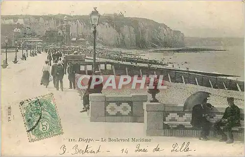 Cartes postales Dieppe Le Boulevard Maritime