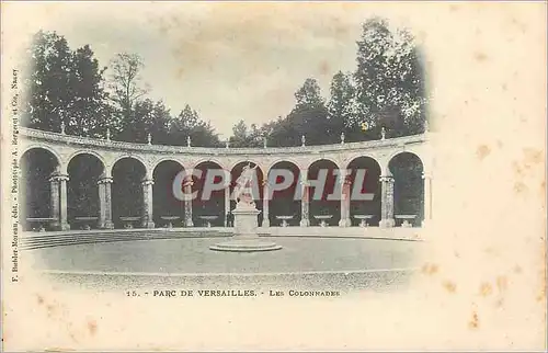 Cartes postales Parc de Versailles Les Colonnades (carte 1900)
