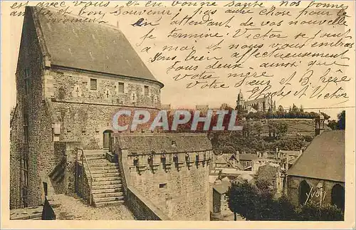 Cartes postales Bretagne Fougeres (Ille et Vilaine) La TourRaoul (XVe) et le Chemin de ronde La Douce France