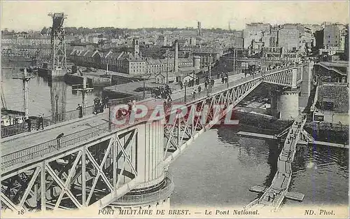 Cartes postales Port Militaire de Brest Le Pont National