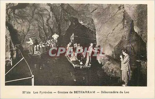 Ansichtskarte AK Les Pyrenees Grottes de Betharram Debarcadere de Lac