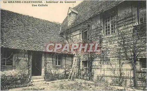 Cartes postales La Grande Chartreuse Interieur du Couvent Une Cellule