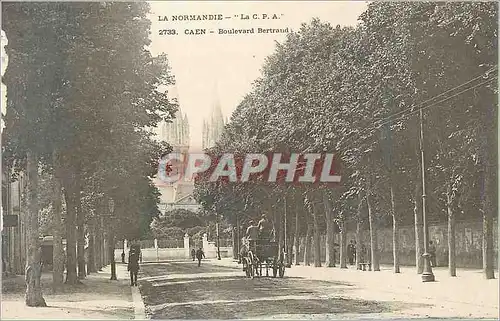 Cartes postales La Normandie La C P A Caen Boulevard Bertraud