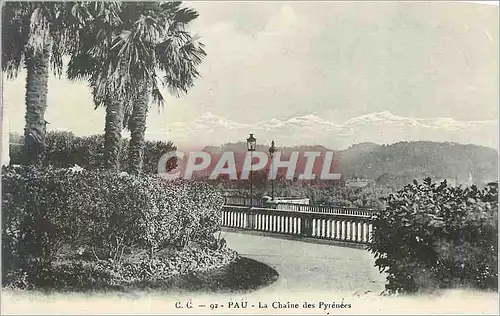 Cartes postales Pau La Chaine des Pyrennes