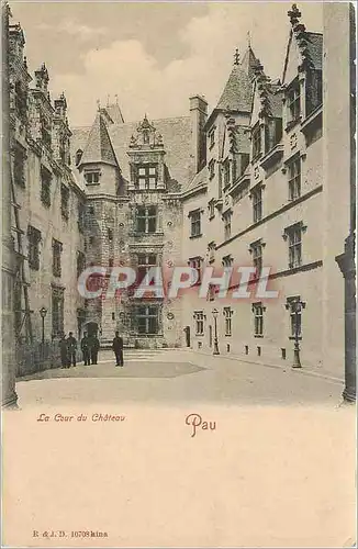 Cartes postales Pau La Cour du Chateau