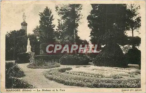Cartes postales Mardore (Rhone) La Madone et le Parc