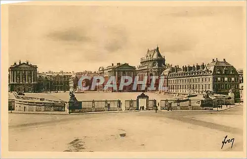 Ansichtskarte AK Versailles (Seine et Oise) Facade du Palais