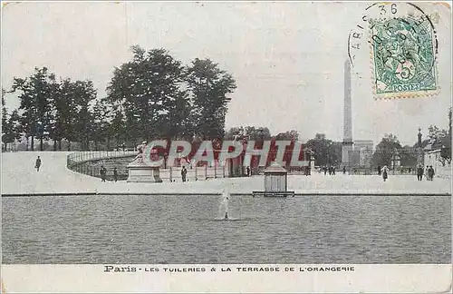 Ansichtskarte AK Paris les Tuileries et la Terrasse de l'Orangerie