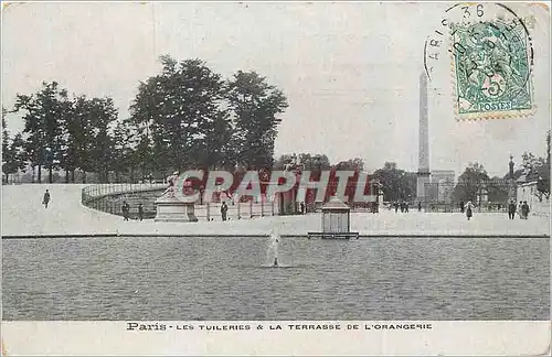 Cartes postales Paris les Tuileries et la Terrasse de l'Orangerie
