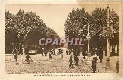Ansichtskarte AK Marseille Le Prado vu du Rond Point
