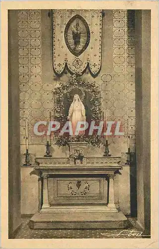 Cartes postales Marie statue Confrerie de Notre Dame de Pellevoisin a Saint Eucher Lyon