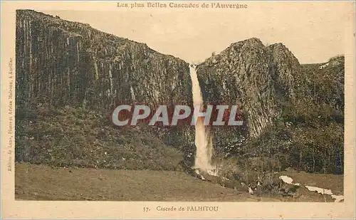 Ansichtskarte AK Les plus Belles Cascades de l'Auvergne Cascade de Falhitou