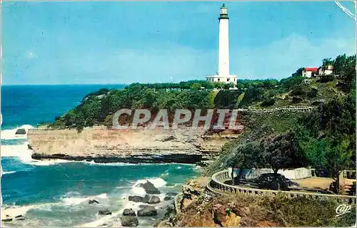 Moderne Karte Biarritz Le Phare