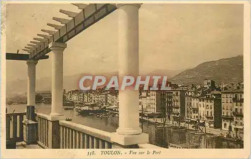 Cartes postales Toulon Vue sur le Port