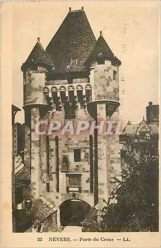 Cartes postales Nevers Porte du Croux