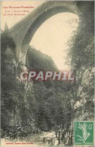 Ansichtskarte AK Les Hautes Pyrenees St Sauveur Le Pont Napoleon