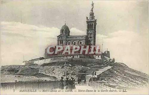 Cartes postales Marseille Notre Dame de la Garde Notre Dame de la Grande Church