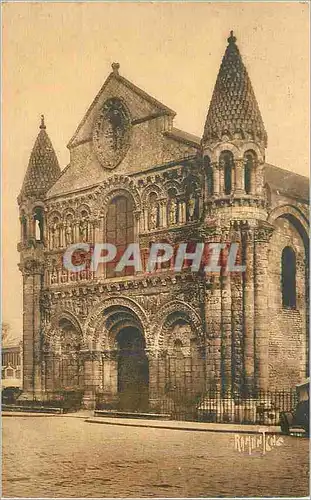 Ansichtskarte AK Poitiers Facade de l'Eglise Notre Dame la Grande (XII s)