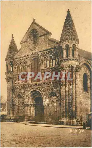 Cartes postales Poitiers Facade de l'Eglise Notre Dame la Grande (XII s)