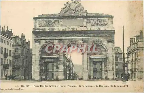 Cartes postales Nancy Porte Desilles (1785) erigee en l'honneur de la Naissance du Dauphin fils de Louis XVI