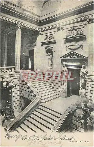 Cartes postales Bordeaux Escalier du Grand Theatre