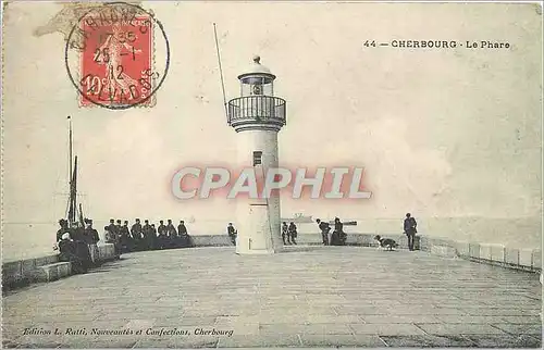 Ansichtskarte AK Cherbourg Le Phare