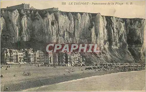 Cartes postales Le Treport Panorama de la Plage