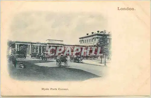 Cartes postales London Hyde Park Corner (carte 1900)